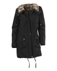 schwarzer Parka von Heine