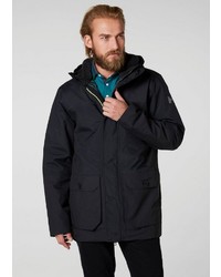 schwarzer Parka von Helly Hansen