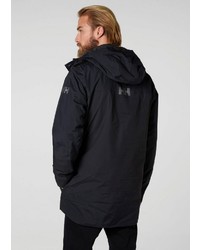 schwarzer Parka von Helly Hansen