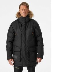schwarzer Parka von Helly Hansen