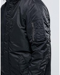 schwarzer Parka von Selected