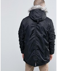 schwarzer Parka von Selected