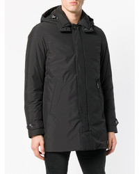 schwarzer Parka von Woolrich