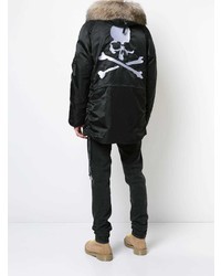 schwarzer Parka von Mastermind Japan