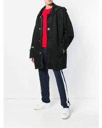 schwarzer Parka von MSGM