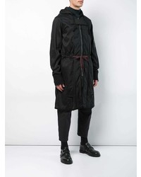 schwarzer Parka von Ziggy Chen