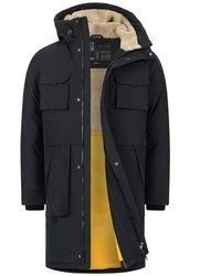 schwarzer Parka von INDICODE