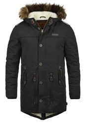 schwarzer Parka von INDICODE
