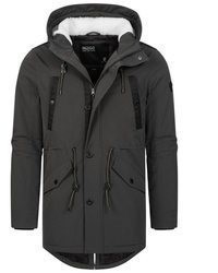 schwarzer Parka von INDICODE
