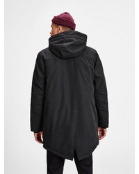 schwarzer Parka von Jack & Jones