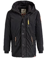 schwarzer Parka von khujo