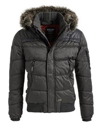 schwarzer Parka von khujo