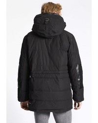 schwarzer Parka von khujo