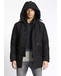 schwarzer Parka von khujo