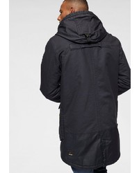 schwarzer Parka von khujo