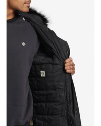 schwarzer Parka von khujo