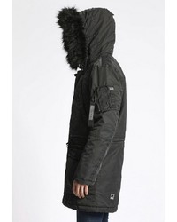 schwarzer Parka von khujo