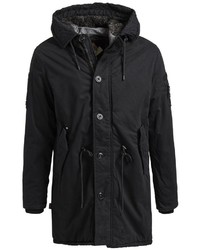 schwarzer Parka von khujo