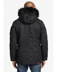 schwarzer Parka von khujo