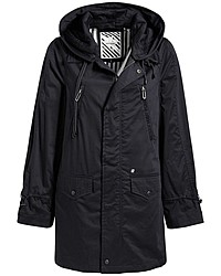 schwarzer Parka von khujo