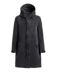 schwarzer Parka von khujo
