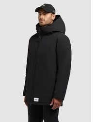 schwarzer Parka von khujo