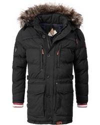 schwarzer Parka von khujo