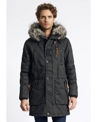 schwarzer Parka von khujo