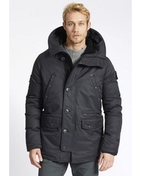 schwarzer Parka von khujo