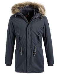 schwarzer Parka von khujo