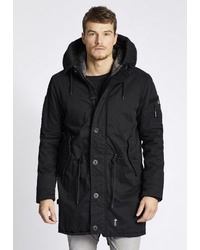 schwarzer Parka von khujo