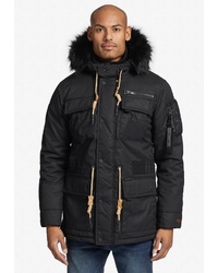 schwarzer Parka von khujo