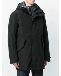 schwarzer Parka von Woolrich