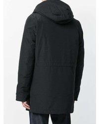 schwarzer Parka von Woolrich