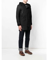 schwarzer Parka von Salvatore Santoro