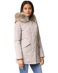 schwarzer Parka von Woolrich