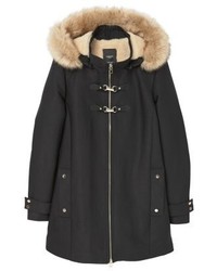 schwarzer Parka von Mango