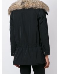 schwarzer Parka von Moncler