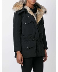 schwarzer Parka von Moncler