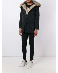 schwarzer Parka von Moncler