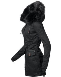 schwarzer Parka von Marikoo