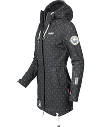 schwarzer Parka von Marikoo