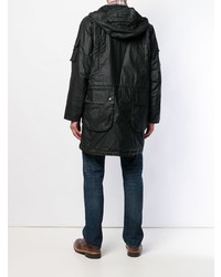 schwarzer Parka von Barbour