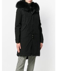 schwarzer Parka von Mr & Mrs Italy