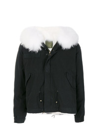 schwarzer Parka von Mr & Mrs Italy