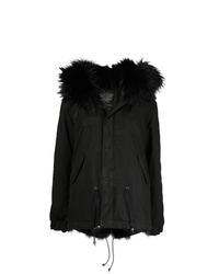 schwarzer Parka von Mr & Mrs Italy