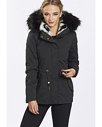 schwarzer Parka von myMo