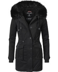 schwarzer Parka von Navahoo