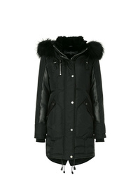 schwarzer Parka von Nicole Benisti