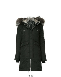 schwarzer Parka von Nicole Benisti